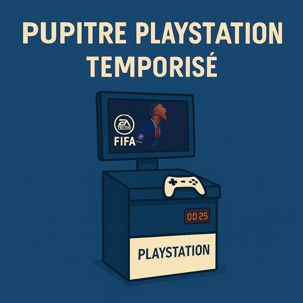 1.Pupitre playstation temporisé
